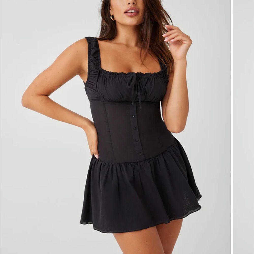 Frankie’s Bikinis Black Dress